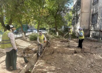 Шымкентте «Таза қала» жалпы қалалық сенбілігі жоғары деңгейде өтті