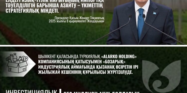 ИНВЕСТИЦИЯЛЫҚ ЖОБА: ШЫМКЕНТТЕ ОРТА АЗИЯДАҒЫ ЕҢ ІРІ ЖЫЛЫЖАЙ КЕШЕНІ САЛЫНУДА