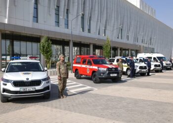 В Шымкенте поздравили спасателей с профессиональным праздником