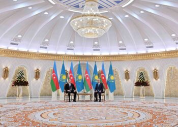 «Ақорда» резиденциясында елімізге мемлекеттік сапармен келген Әзербайжан Президентін ресми қарсы алу рәсімі өтті