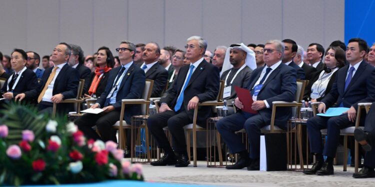 МЕМЛЕКЕТ БАСШЫСЫ «ҚАЗАҚСТАН – АКАДЕМИЯЛЫҚ БІЛІМ АЙМАҒЫ» ХАЛЫҚАРАЛЫҚ СТРАТЕГИЯЛЫҚ СЕРІКТЕСТЕР ФОРУМЫНА ҚАТЫСТЫ