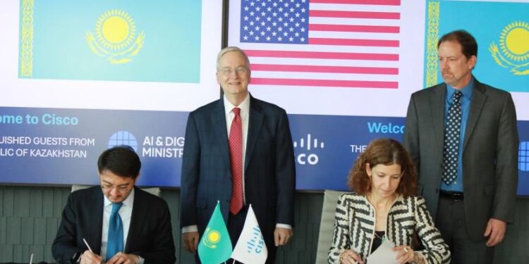 Жасанды интеллект және цифрлық даму министрлігі мен Cisco компаниясы өзара түсіністік туралы меморандумға қол қойды
