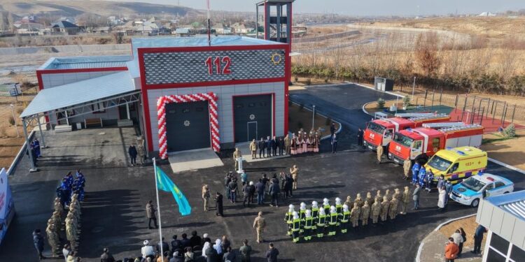 В ШЫМКЕНТЕ ОТКРЫТЫ ПЕРВЫЕ В РЕСПУБЛИКЕ УНИВЕРСАЛЬНЫЕ КОМПЛЕКСЫ ЭКСТРЕННЫХ СЛУЖБ