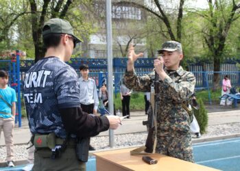 Алматыда «Жас бүркіт-2026» әскери-патриоттық жастар жиыны өтті