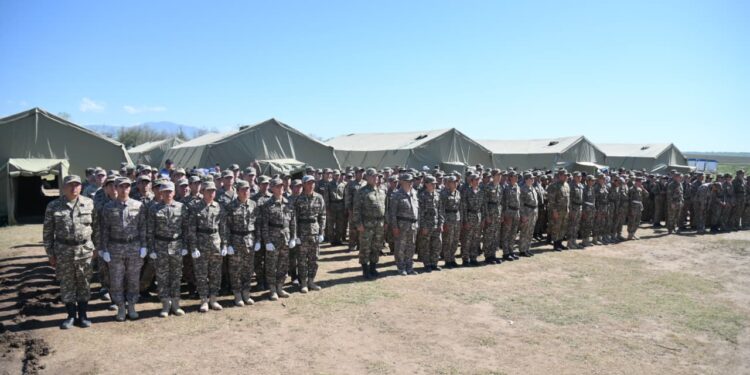 Шымкентте 6 мыңнан астам жас әскери-далалық оқу жиынынан өтті