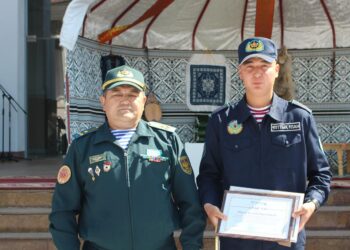 В АЛМАТЫ ПРОШЛА АКЦИЯ «ҚАЗІРГІ ЗАМАН БАТЫРЛАРЫ», ПОСВЯЩЁННАЯ ЧЕСТВОВАНИЮ ВОЕННОСЛУЖАЩИХ НАЦИОНАЛЬНОЙ ГВАРДИИ МВД РК