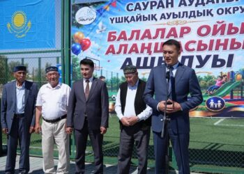 ҮШҚАЙЫҚТА ФУТБОЛ АЛАҢШАСЫ ЖӘНЕ БАЛАЛАР ОЙЫН АЛАҢШАСЫ ПАЙДАЛАНУҒА БЕРІЛДІ
