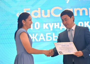 «EduCampShym» оқу лагерінің алғашқы легі салтанатты түрде қорытындыланды