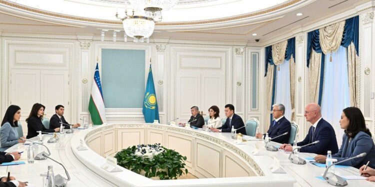 Мемлекет басшысы Өзбекстан Президенті Әкімшілігінің Басшысы Саида Мирзиёеваны қабылдады
