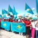 ТҮРКІСТАНДА МЕМЛЕКЕТТІК РӘМІЗДЕР КҮНІНЕ ОРАЙ ТУ КӨТЕРУ РӘСІМІ ӨТТІ