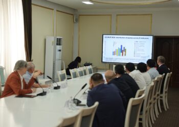 М. ӘУЕЗОВ АТЫНДАҒЫ ОҢТҮСТІК ҚАЗАҚСТАН УНИВЕРСИТЕТІНЕ ЖЕТЕКШІ САРАПШЫЛАР ІС-САПАРМЕН КЕЛДІ